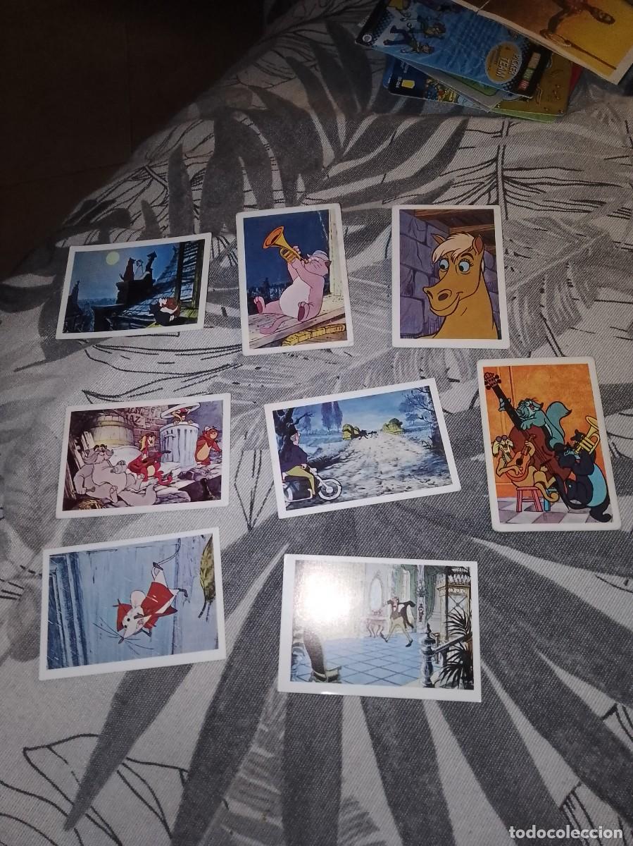 Pegatinas de colecci&oacute;n: Ocho cromos los aristogatos antiguos cromos &uacute;nicos ocho cromos