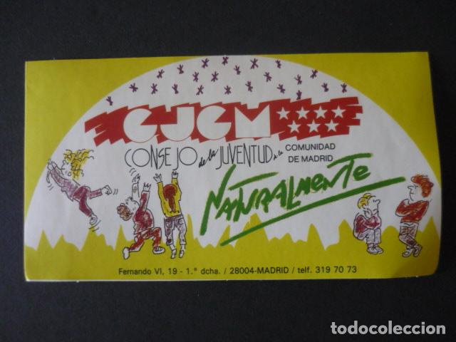 Collection stickers: PEGATINA CONSEJO DE LA JUVENTUD COMUNIDA DE MADRID