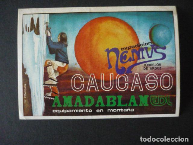 Collection stickers: PEGATINA EXPEDICION NEMUS TORREJON DE ARDOZ EQUIPAMIENTO EN MONTA&Ntilde;A