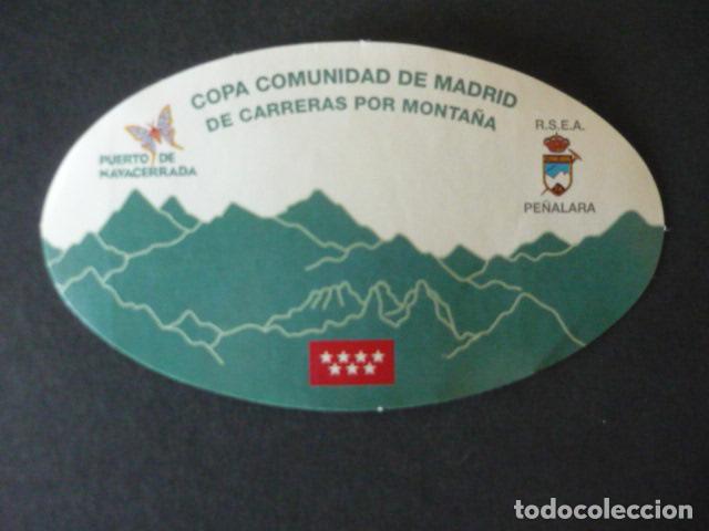 Pegatinas de colecci&oacute;n: PEGATINA COPA COMUNIDAD DE MADRID DE CARRERAS POR MONTA&Ntilde;A MONTA&Ntilde;ISMO