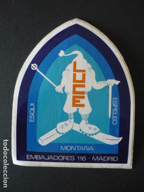 Collection stickers: PEGATINA LUCE ESQUI MONTA&Ntilde;A ESPELEO