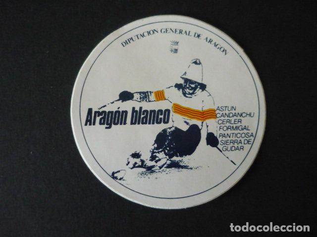 Pegatinas de colecci&oacute;n: PEGATINA ARAGON BLANCO DIPUTACION GENERAL DE ARAGON