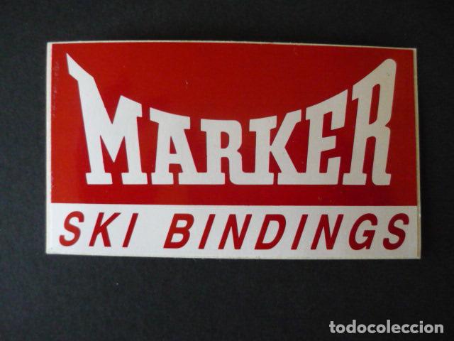 Pegatinas de colecci&oacute;n: PEGATINA MARKER SKI BINDINGS