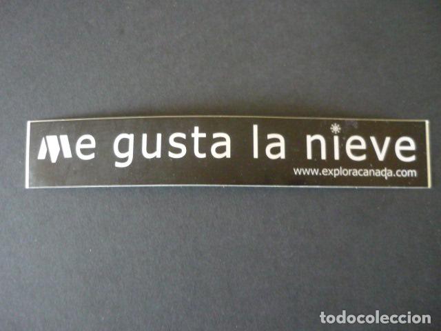 Pegatinas de colecci&oacute;n: PEGATINA ME GUSTA LA NIEVE