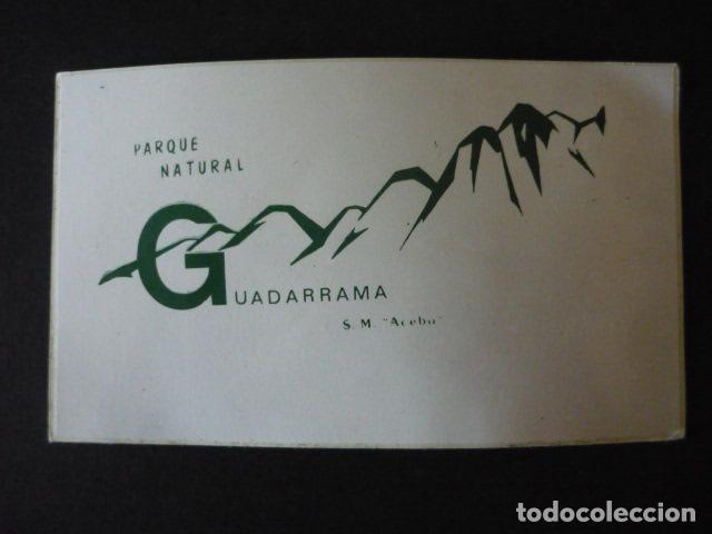 Pegatinas de colecci&oacute;n: PEGATINA PARQUE NATURAL GUADARRAMA