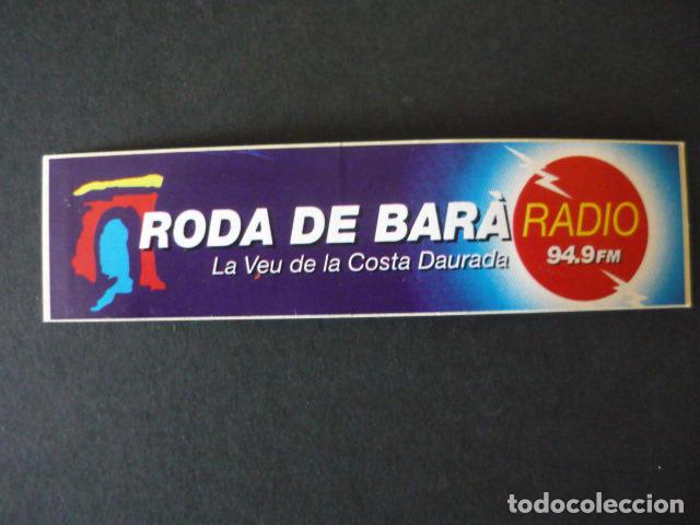 Pegatinas de colecci&oacute;n: PEGATINA RODA DE BAR&Aacute; RADIO TARRAGONA