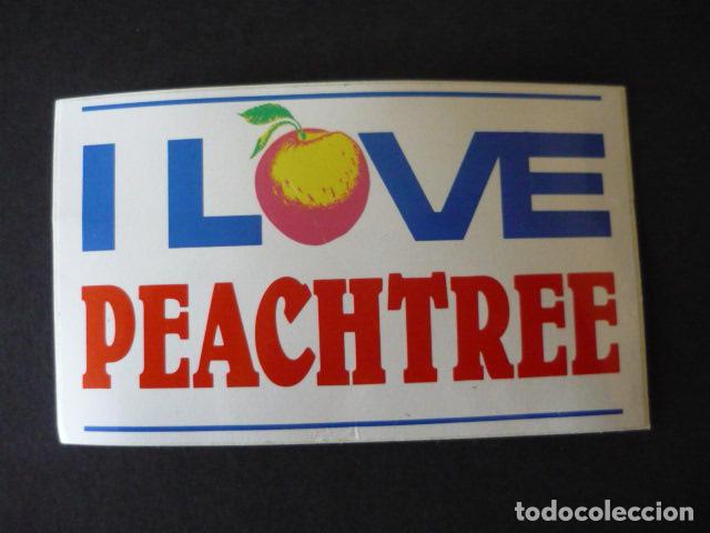 Pegatinas de colecci&oacute;n: PEGATINA I LOVE PEACHTREE