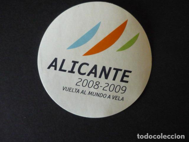 Pegatinas de colecci&oacute;n: PEGATINA ALICANTE 2008 2009 VUELTA AL MUNDO A VELA