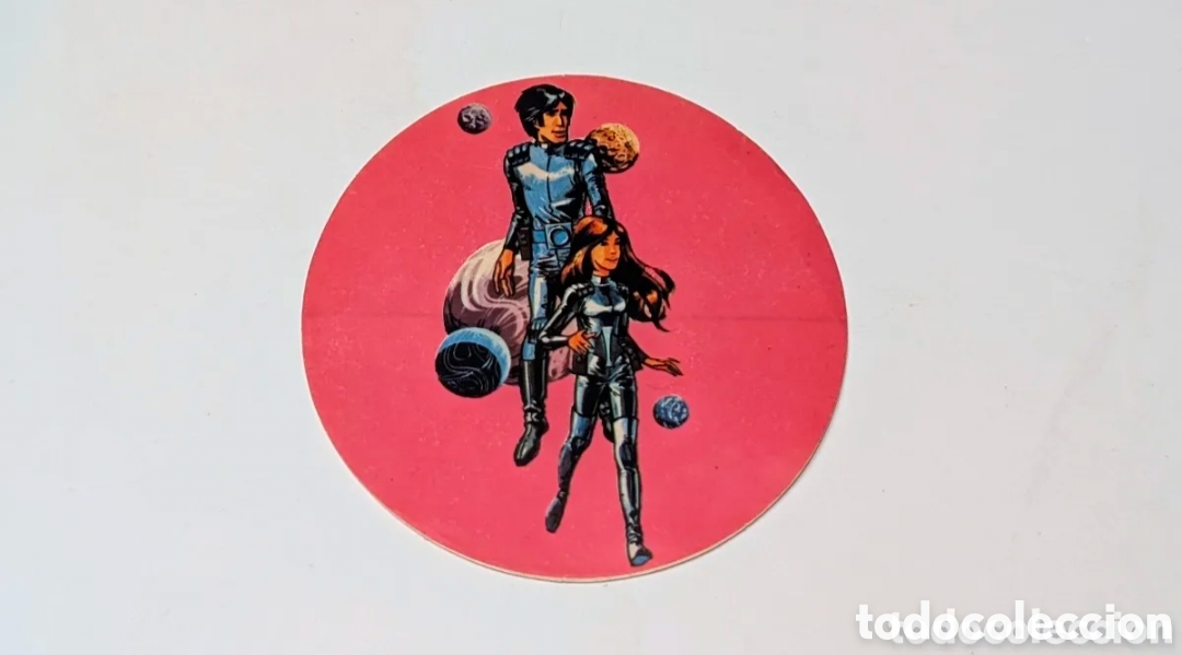 Pegatinas de colecci&oacute;n: Adhesivo cromo pegatina Val&eacute;rian y Laureline. Franco Belga. Muy Raro!!