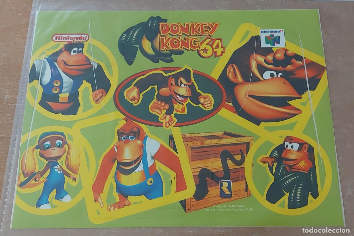 Pegatinas de colecci&oacute;n: Pegatina adhesivo DONKEY KONG 64 NINTENDO ACCION