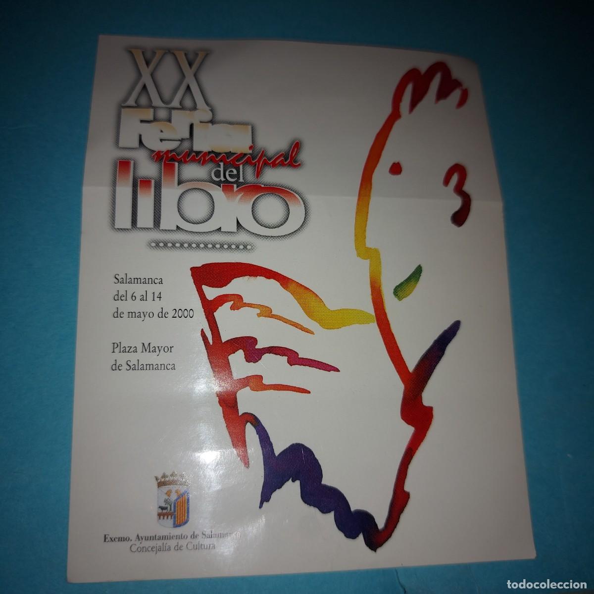 Pegatinas de colecci&oacute;n: XX FERIA MUNICIPAL DEL LIBRO. SALAMANCA. PEGATINA , A&Ntilde;O 2000