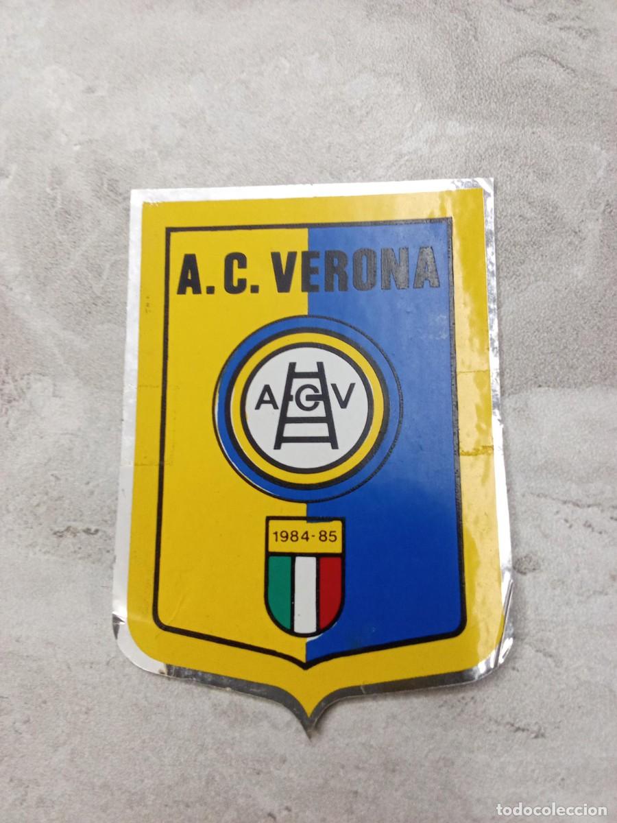 Pegatinas de colecci&oacute;n: Pegatina f&uacute;tbol escudo AC Hellas Verona, Italia Escudetto 84-85 Calcio