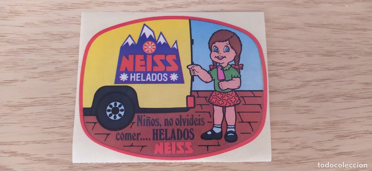 Pegatinas de colecci&oacute;n: PEGATINA CROMO HELADOS NEISS