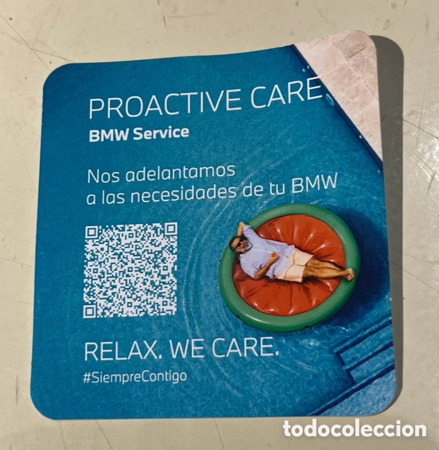 Pegatinas de colecci&oacute;n: Pegatina. Coches BMW. Proactive Care.