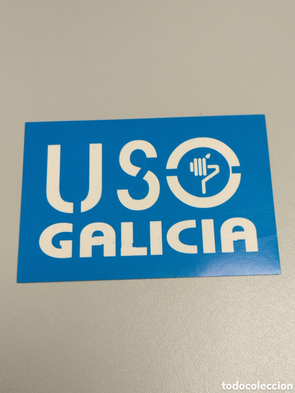 Pegatinas de colecci&oacute;n: Pegatina pol&iacute;tica transici&oacute;n USO.sindicalista.ccoo.ugt.cnt.csut.sindical.su.psoe.pce.ort.lcr.pte.mce