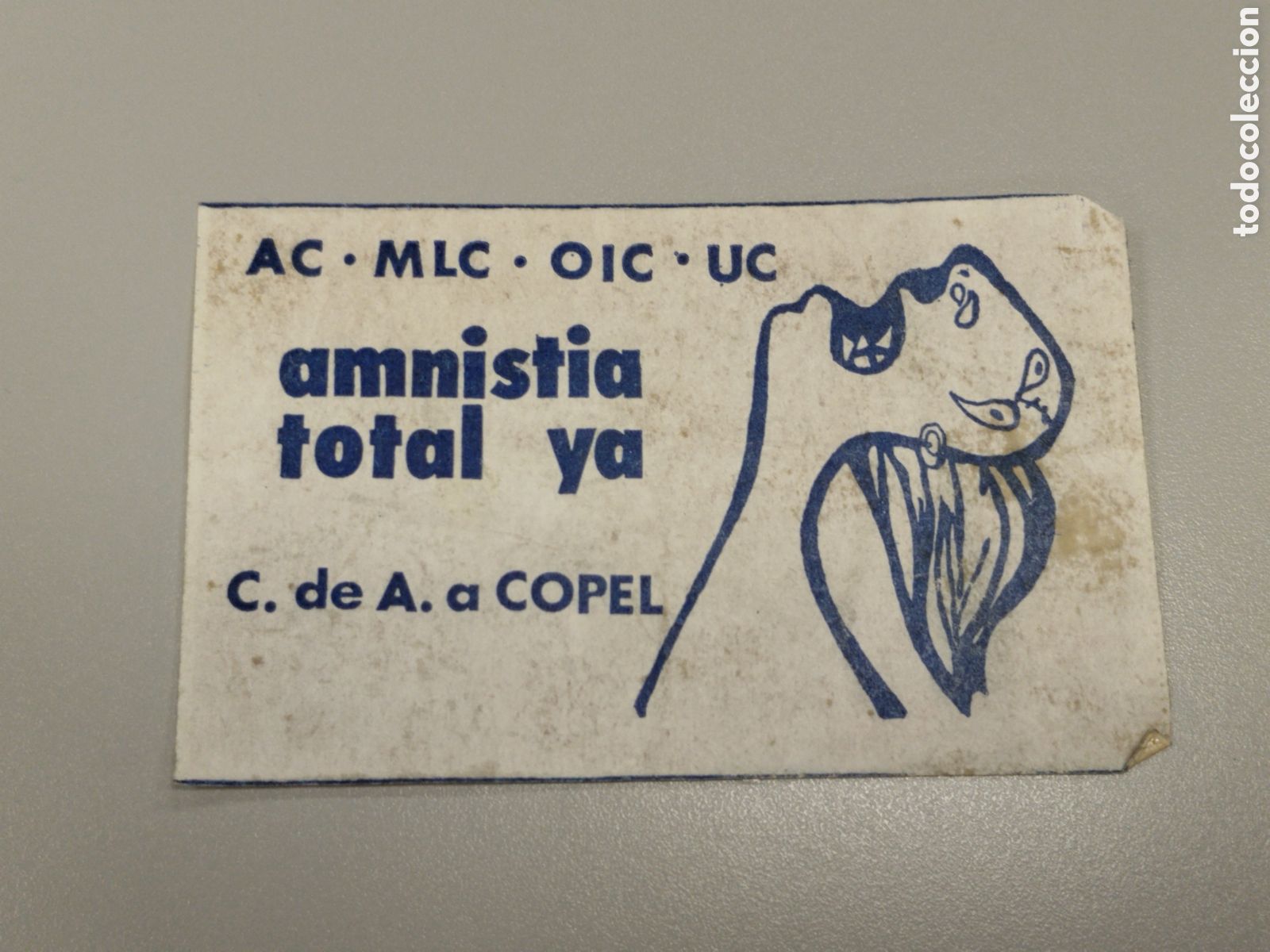 Pegatinas de colecci&oacute;n: Pegatina pol&iacute;tica psuc transici&oacute;n.Comunista.pce.ccoo.ort lcr.pcoe.mce.pte.cnt.oic.psoe