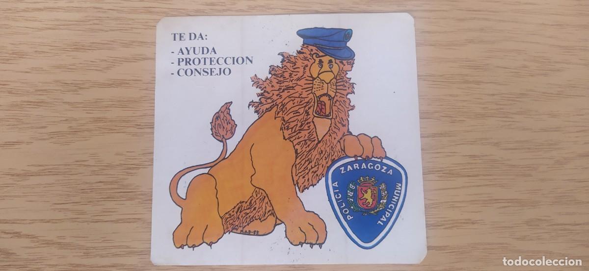 Pegatinas de colecci&oacute;n: PEGATINA CROMO POLIC&Iacute;A MUNICIPAL ZARAGOZA
