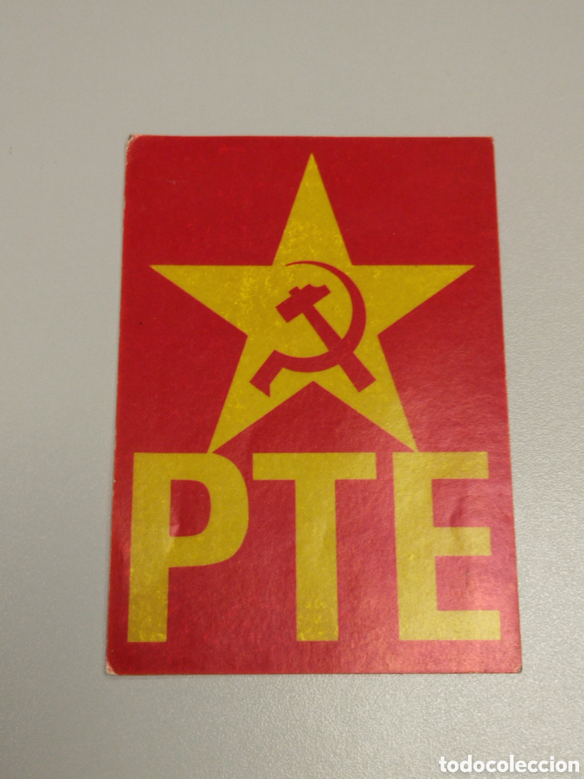 Pegatinas de colecci&oacute;n: Pegatina pol&iacute;tica psuc transici&oacute;n.Comunista.pce.ccoo.ort lcr.pcoe.mce.pte.cnt.oic.psoe
