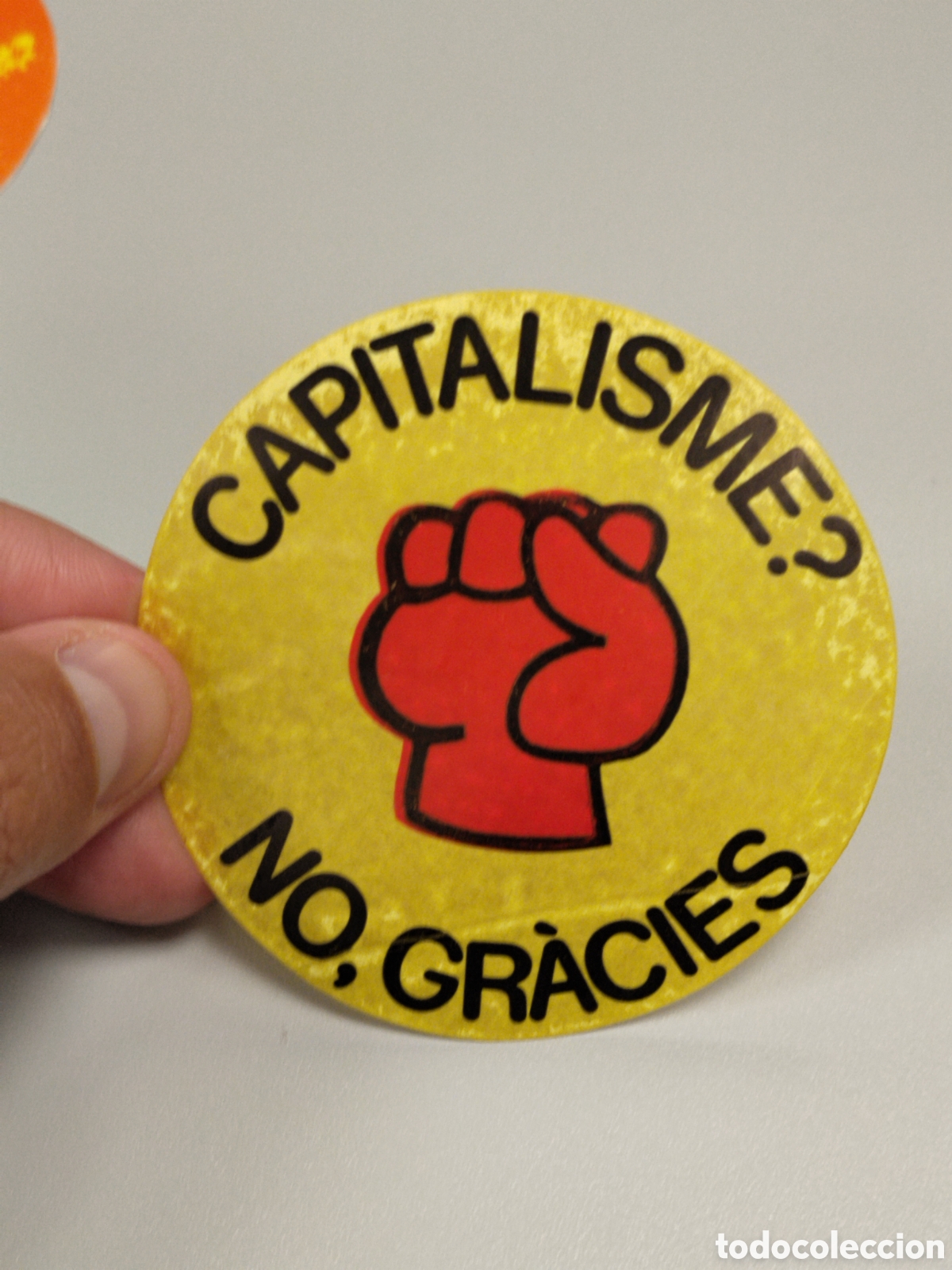 Pegatinas de colecci&oacute;n: Pegatina pol&iacute;tica psuc transici&oacute;n.Comunista.pce.ccoo.ort lcr.pcoe.mce.pte.cnt.oic.psoe