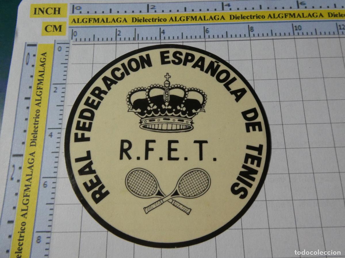 Pegatinas de colecci&oacute;n: PEGATINA DE DEPORTES. REAL FEDERACI&Oacute;N ESPA&Ntilde;OLA DE TENIS RFET 4