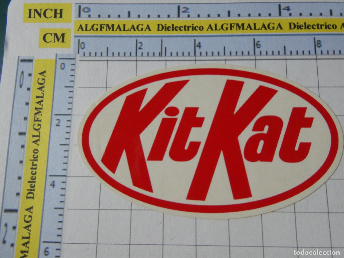 Pegatinas de colecci&oacute;n: PEGATINA DE CHUCHER&Iacute;AS CHOCOLATINAS. KIT KAT. 7