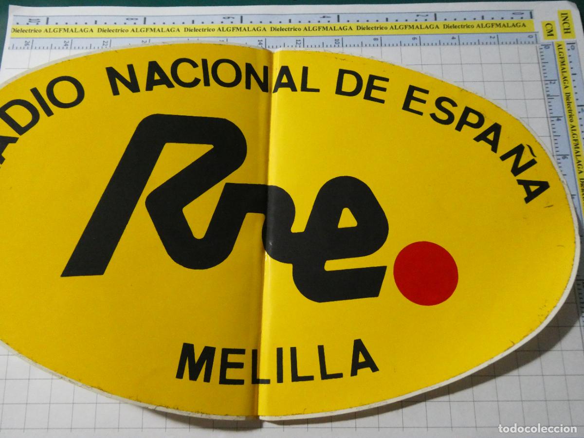 Pegatinas de colecci&oacute;n: PEGATINA DE RADIO TELEVISI&Oacute;N. CADENA RNE RADIO NACIONAL DE ESPA&Ntilde;A MELILLA. 9