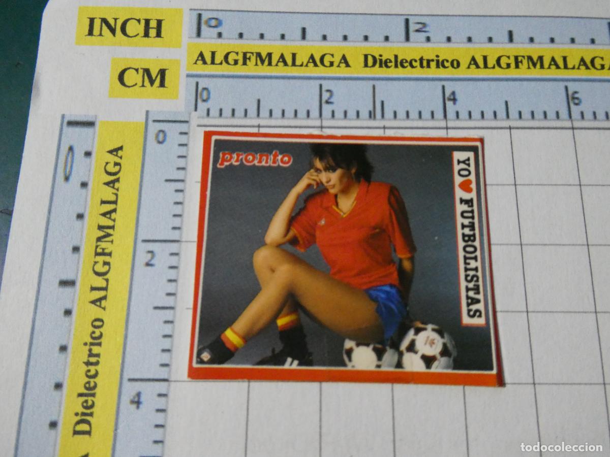 Pegatinas de colecci&oacute;n: PEGATINA CROMO CROMITO. REVISTA PRONTO. CANTANE ACTRIZ ER&Oacute;TICA. SABRINA SALERNO. FUTBOLISTAS. 22