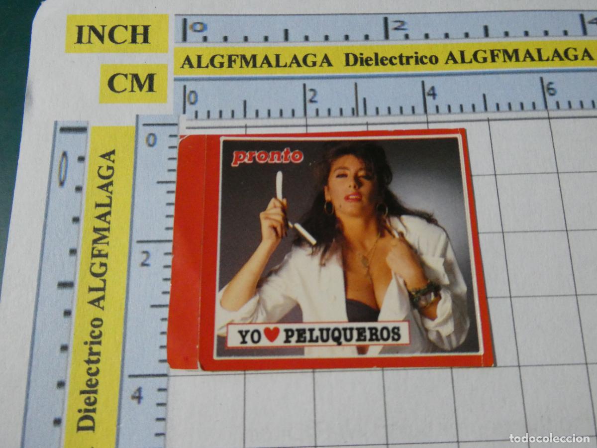 Pegatinas de colecci&oacute;n: PEGATINA CROMO CROMITO. REVISTA PRONTO. CANTANE ACTRIZ ER&Oacute;TICA. SABRINA SALERNO. PELUQUEROS. 24