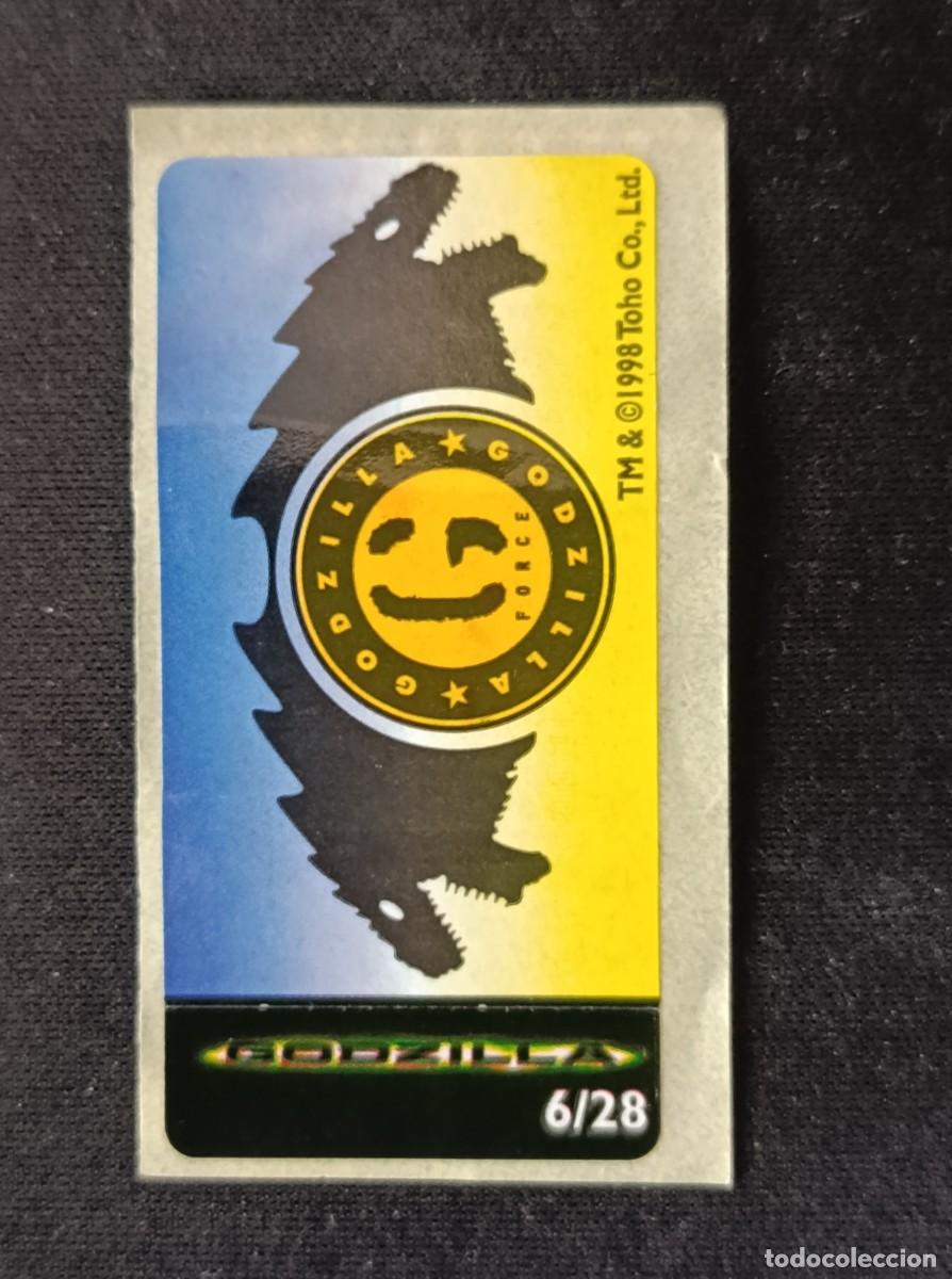 Pegatinas de colecci&oacute;n: PEGATINA CHICLE GODZILLA 6/28