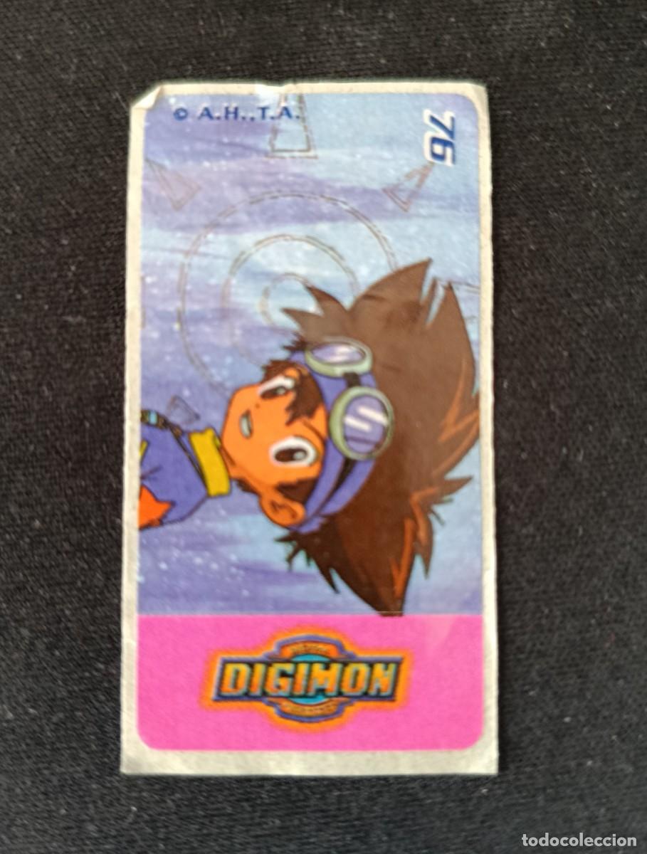 Pegatinas de colecci&oacute;n: PEGATINA CHICLE DIGIMON 76