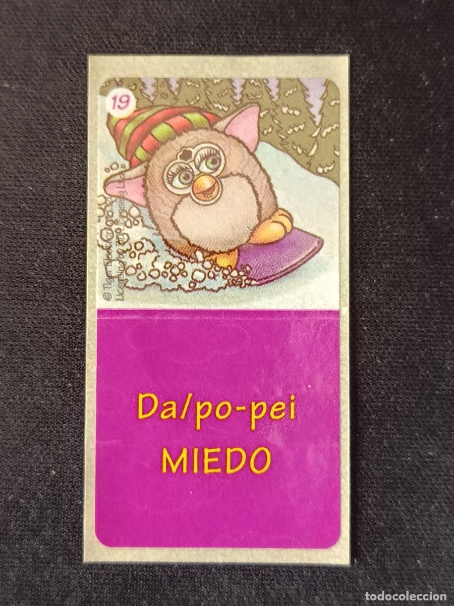 Pegatinas de colecci&oacute;n: PEGATINA CHICLE FURBY 19