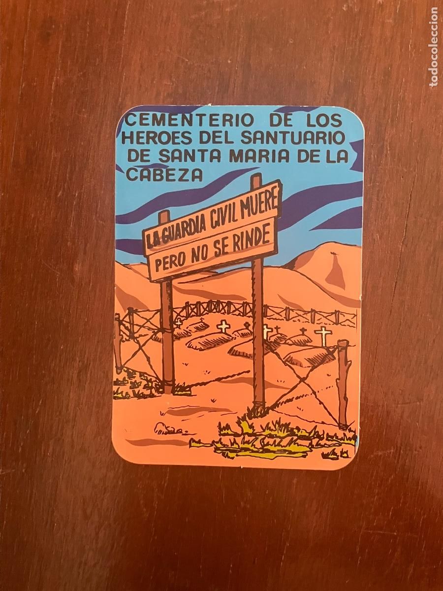 Pegatinas de colecci&oacute;n: PEGATINA POL&Iacute;TICA GUARDIA CIVIL CEMENTERIO SANTA MAR&Iacute;A DE LA CABEZA