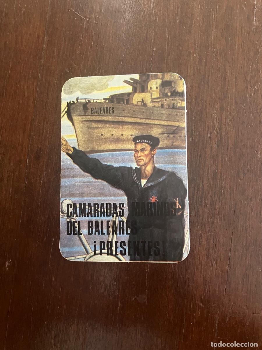 Pegatinas de colecci&oacute;n: PEGATINA CAMARADAS MARINOS DEL BUQUE BALEARES PRESENTES