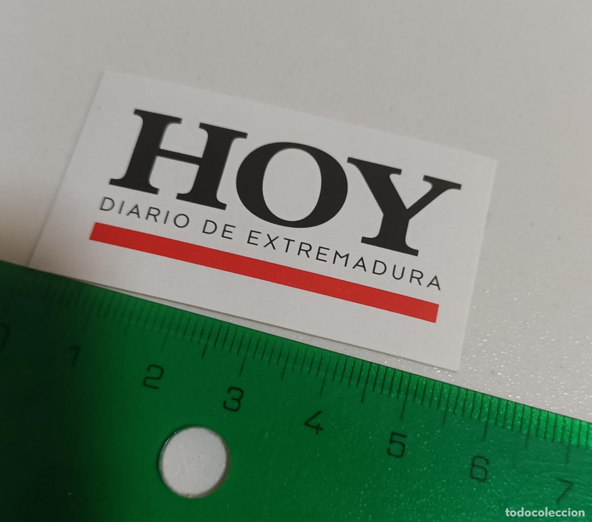 Pegatinas de colecci&oacute;n: pegatina sticker promocional publicitario logo diario hoy extremadura periodico badajoz publicidad