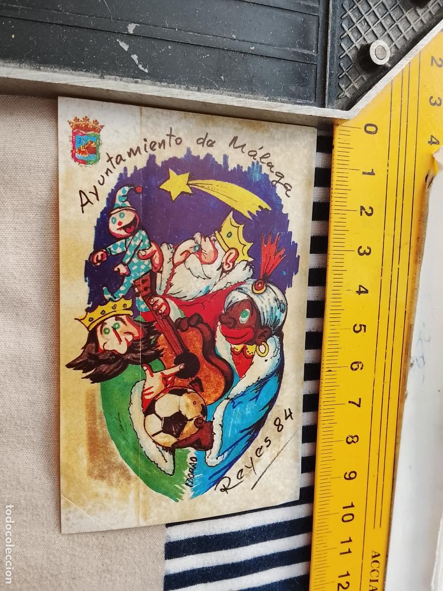 Pegatinas de colecci&oacute;n: PEGATINA REYES MAGOS MALAGA 1984 AYUNTAMIENTO SIN TRASERA
