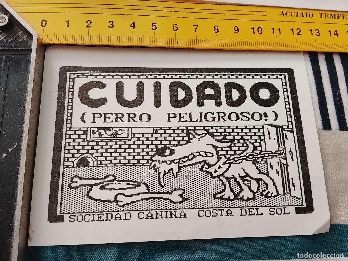Pegatinas de colecci&oacute;n: PEGATINA PERRO SOCIEDAD CANINA COSTA DEL SOL DONATIVO 100 PTAS. SOCIOS 1987