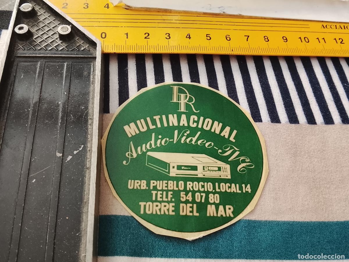 Pegatinas de colecci&oacute;n: PEGATINA MULTINACIONAL AUDIO VIDEO TVE TORRE DEL MAR