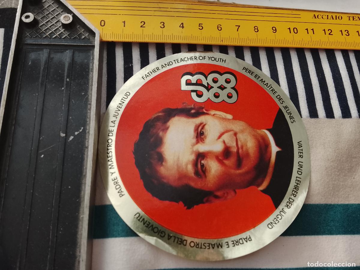 Pegatinas de colecci&oacute;n: PEGATINA RELIGIOSA SAN JUAN BOSCO SALESIANOS 1988 SIN TRASERA