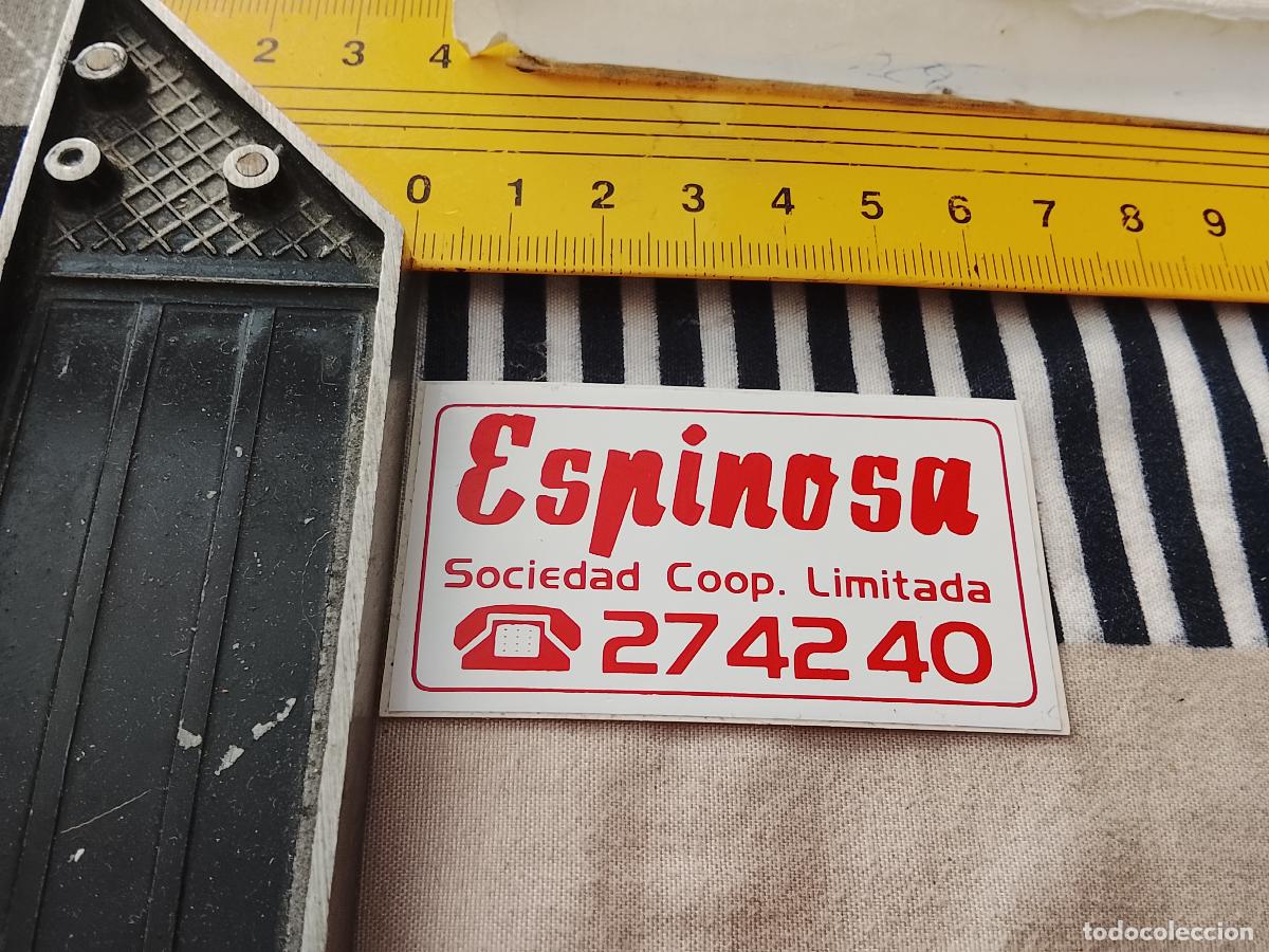 Pegatinas de colecci&oacute;n: PEGATINA PUBLICITARIA RESPINOSA