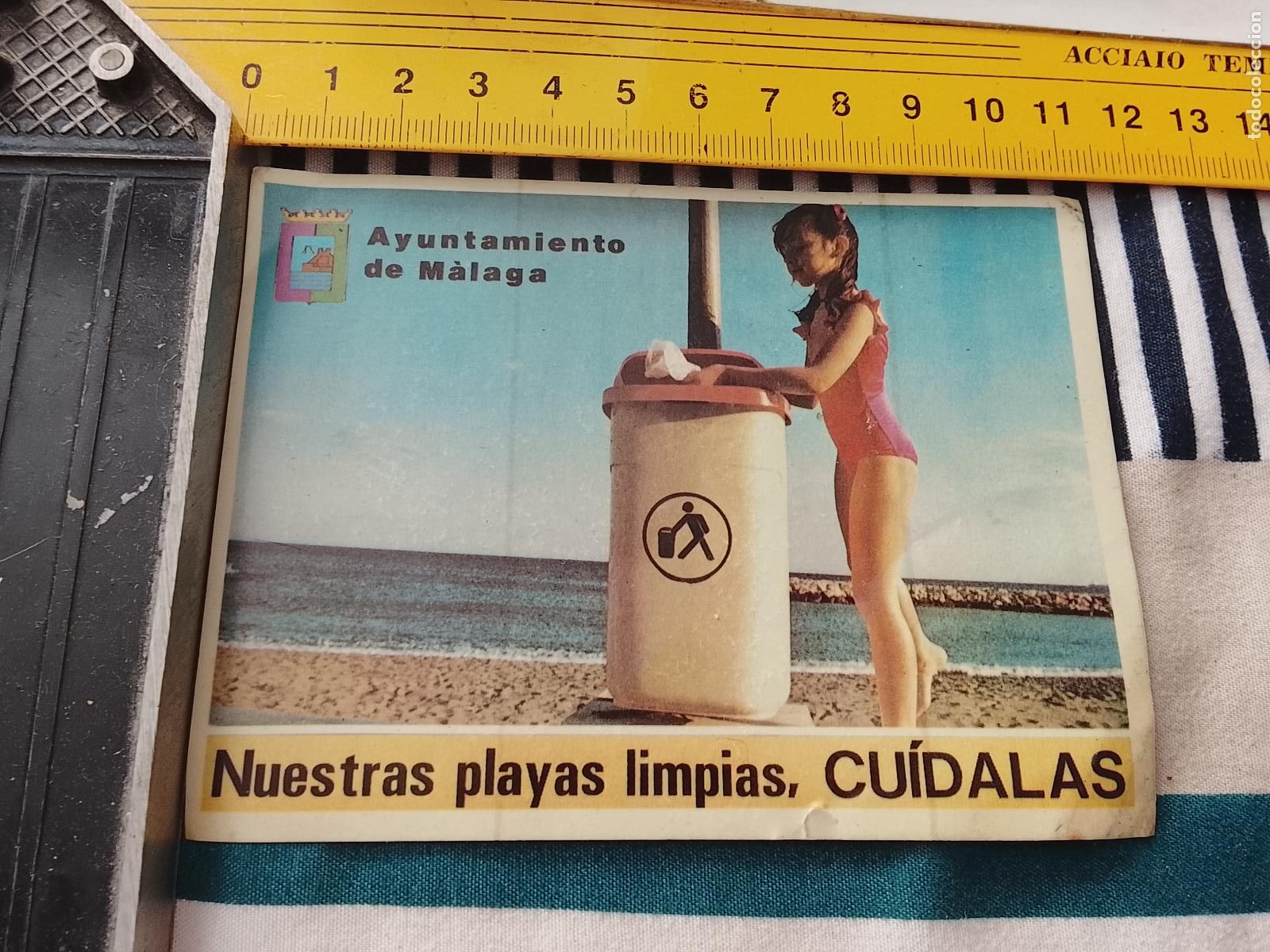 Pegatinas de colecci&oacute;n: PEGATINA PUBLICITARIA TURISMO PLAYAS DE MALAGA