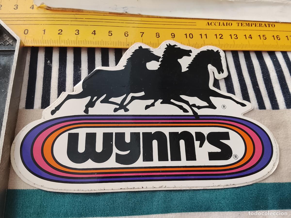 Pegatinas de colecci&oacute;n: PEGATINA PUBLICITARIA WYNN&acute;S TIENE LA COLA DOBLADA PERO ESTA