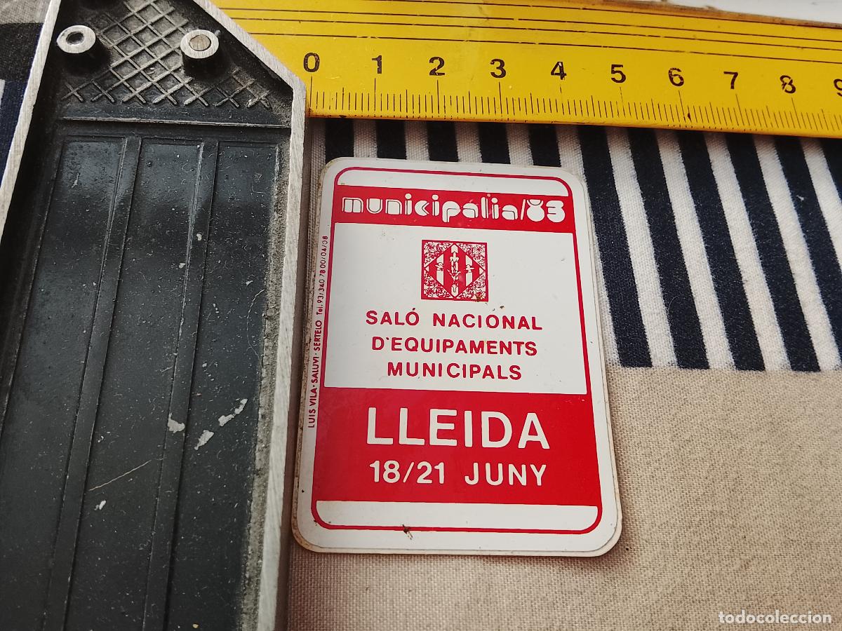 Pegatinas de colecci&oacute;n: PEGATINA PUBLICITARIA POLITICA MUNICIPALEA 83 LLEIDA