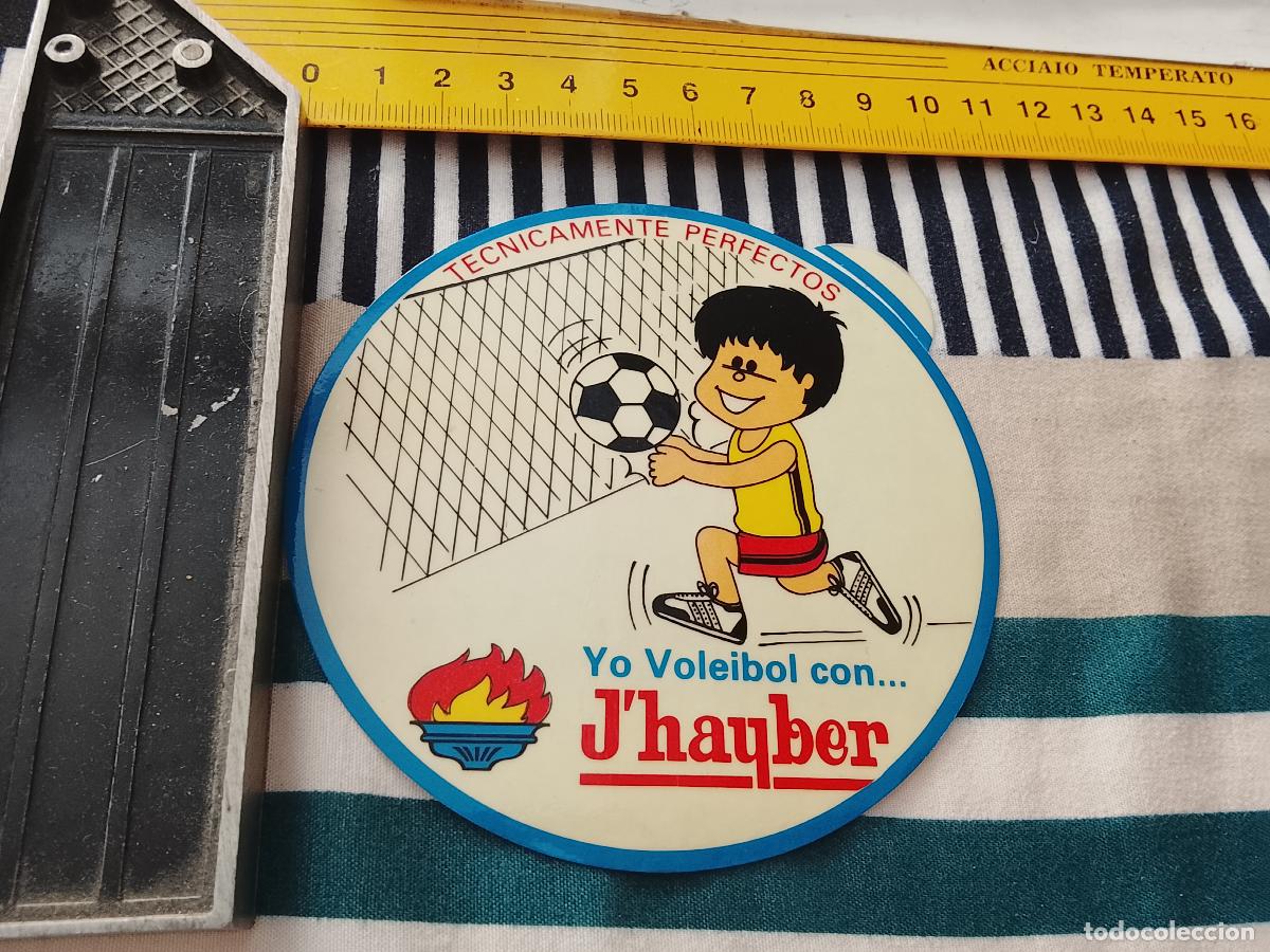 Pegatinas de colecci&oacute;n: PEGATINA PUBLICITARIA DEPORTE VOLEIBOL J&acute;JAYBER