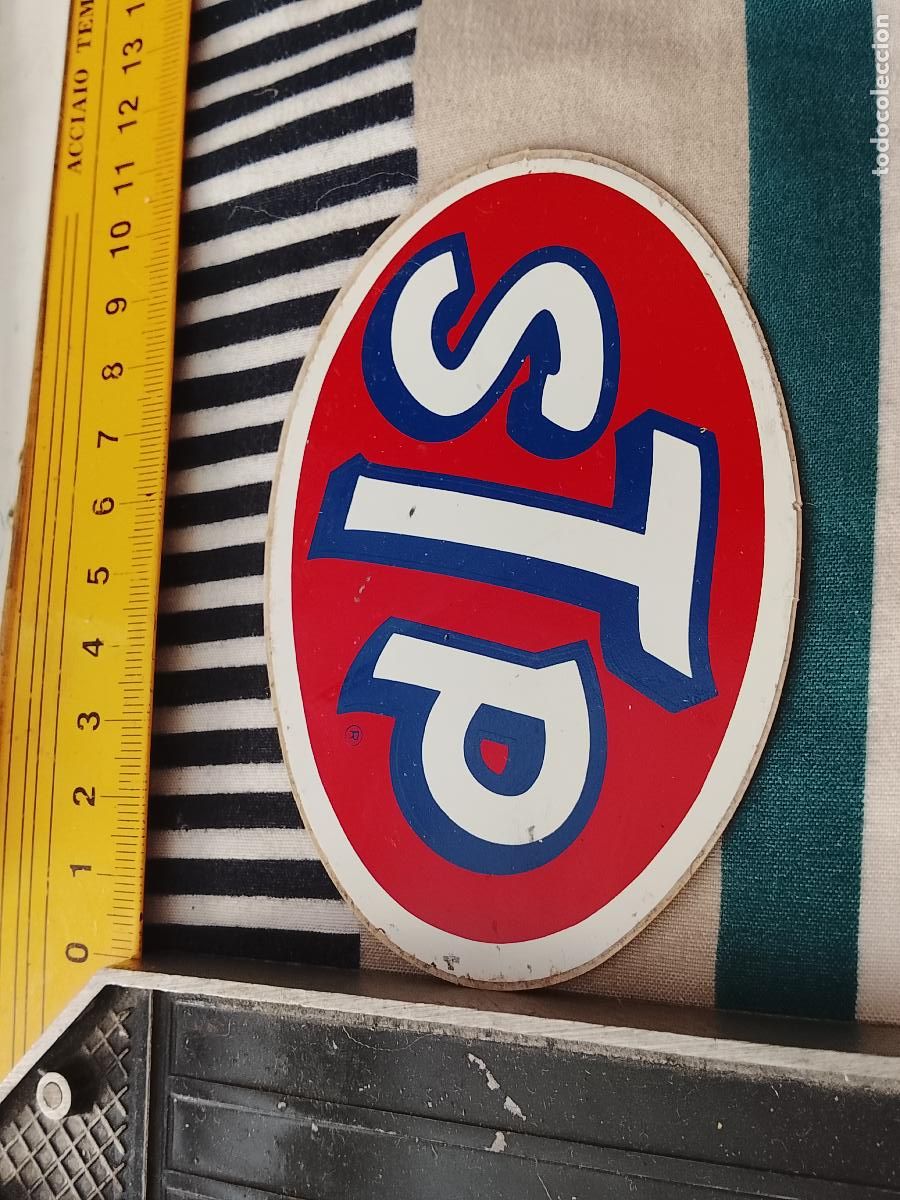 Pegatinas de colecci&oacute;n: PEGATINA PUBLICITARIA STP