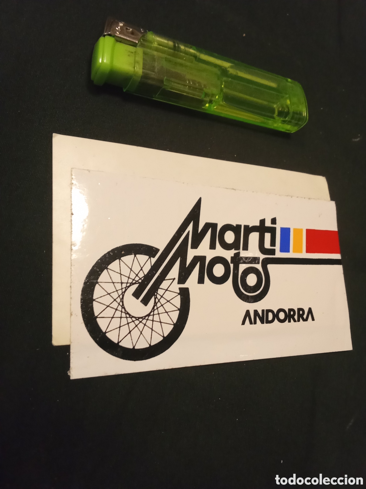Pegatinas de colecci&oacute;n: PEGATINA ANTIGUA DE TIENDA DE MOTOS MARTI MOTOS ANDORRA