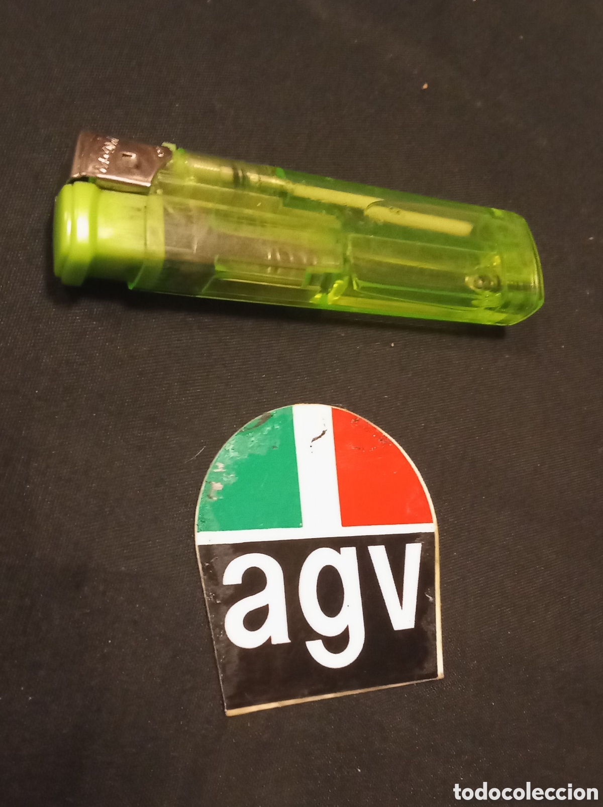 Pegatinas de colecci&oacute;n: PEGATINA ANTIGUA DE AGV PEQUE&Ntilde;A