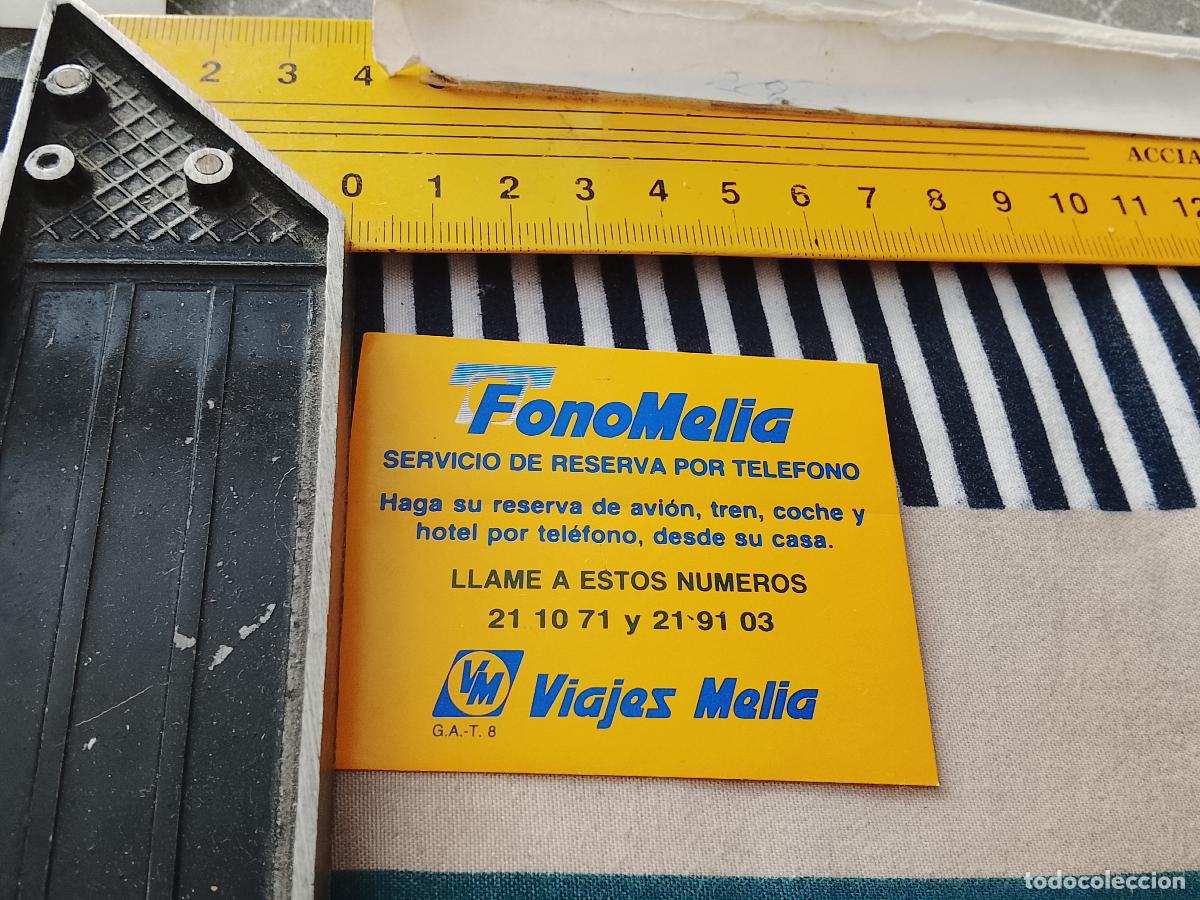 Pegatinas de colecci&oacute;n: PEGATINA PUBLICITARIA VIAJES HOTELES MELIA
