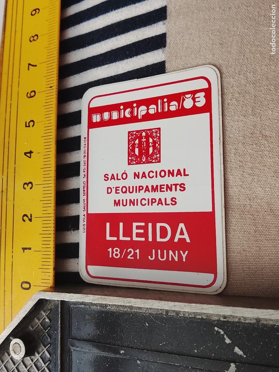 Autocolantes de cole&ccedil;&atilde;o: PEGATINA PUBLICITARIA POLITICA MUNICIPALES 83