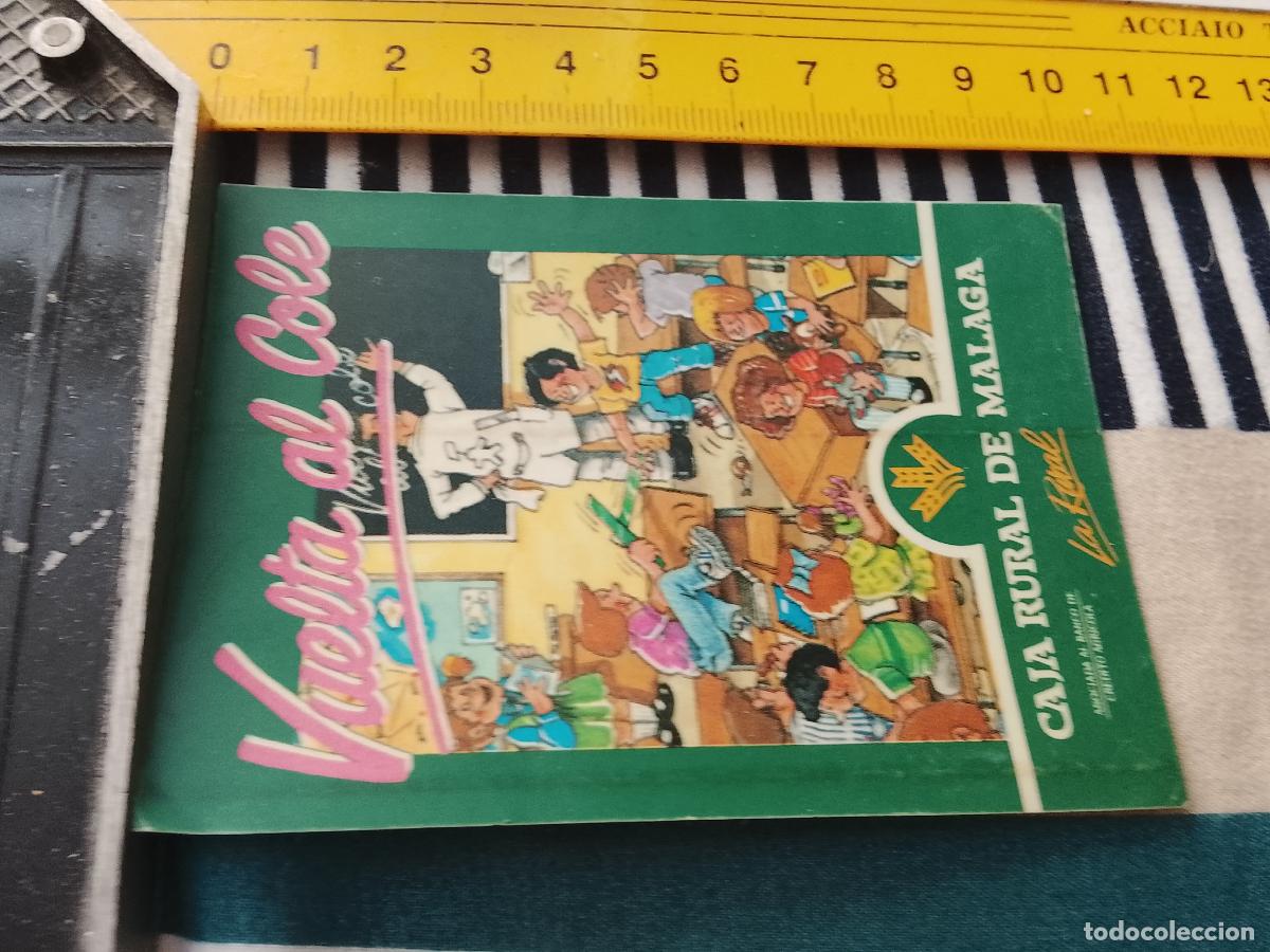 Pegatinas de colecci&oacute;n: PEGATINA PUBLICITARIA VUELTA AL COLE CAJA RURAL DE MALAGA
