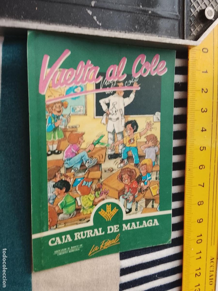 Autocolantes de cole&ccedil;&atilde;o: PEGATINA PUBLICITARIA VUELTA AL COLE CAJA RURAL DE MALAGA